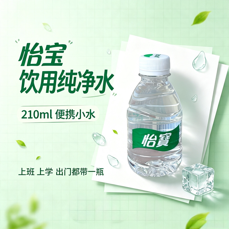 怡宝饮用纯净水210ml*12饮用纯净水