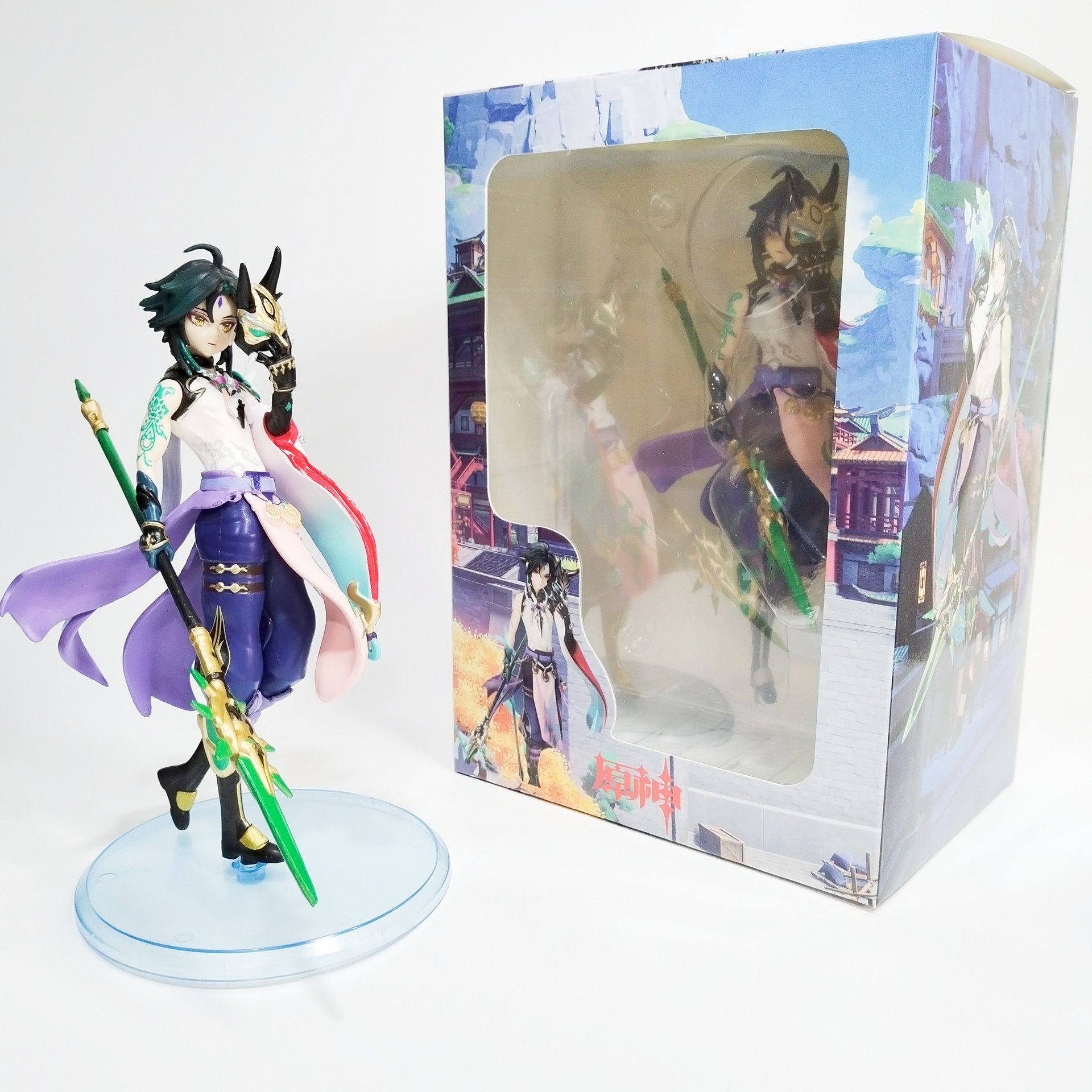 原神手办胡桃可莉雷电将军魈宝派蒙七七凝光游戏模型摆件生日礼物