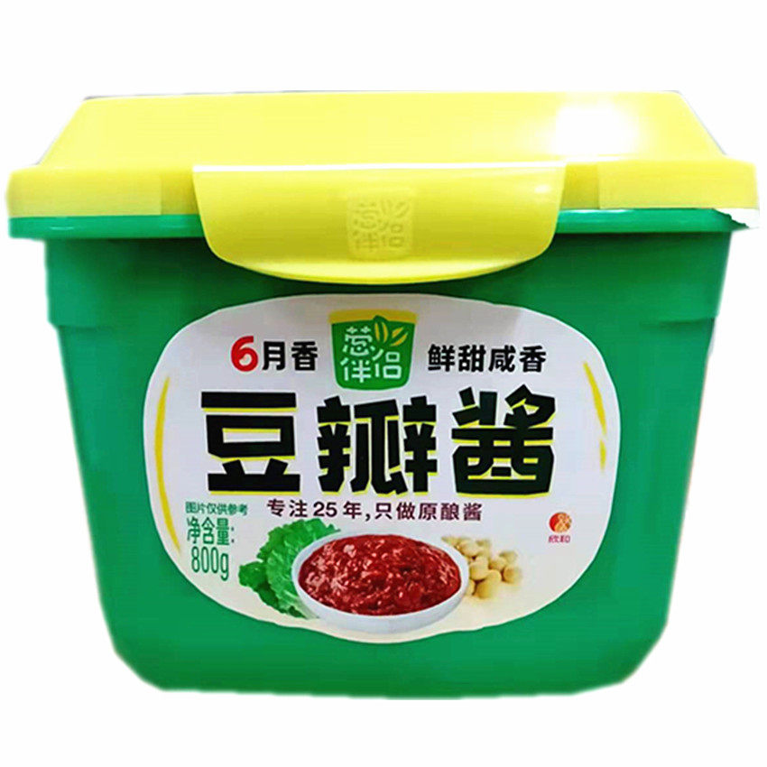 欣和葱伴侣6月香豆瓣酱800g六月香300g黄豆酱拌面酱原酿蘸酱甜面
