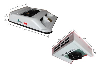 新能源电动面包车&客车改装冷藏车制冷机组@松寒冷机