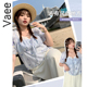 碎花方领小衫 Vaee大码 地方度假风蕾丝花边上衣夏季 去有风 女装
