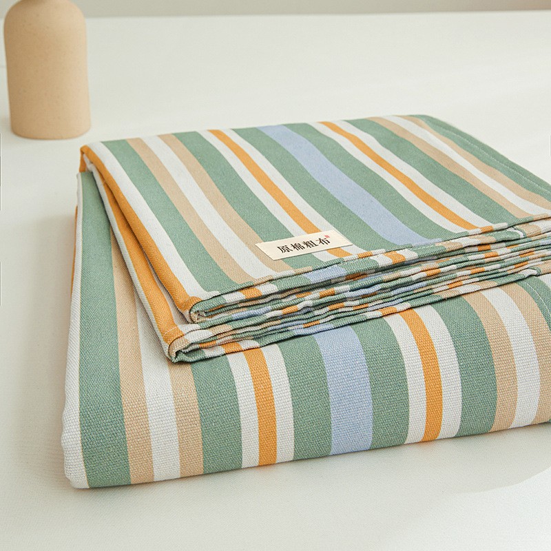 a类纯棉加厚老粗布床单全棉学生