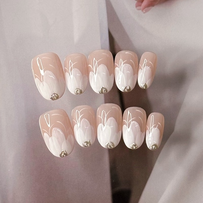 YZ•808 香岚纯手工美甲贴片彩绘小众光疗穿戴甲假指甲