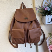 女包复古双肩包 休闲抽绳背包经典 好货来啦出口日本单纯原新款 时尚