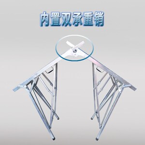 新刮腻子升降折叠马凳脚手架工程便携式装修伸缩批灰室内加厚登架