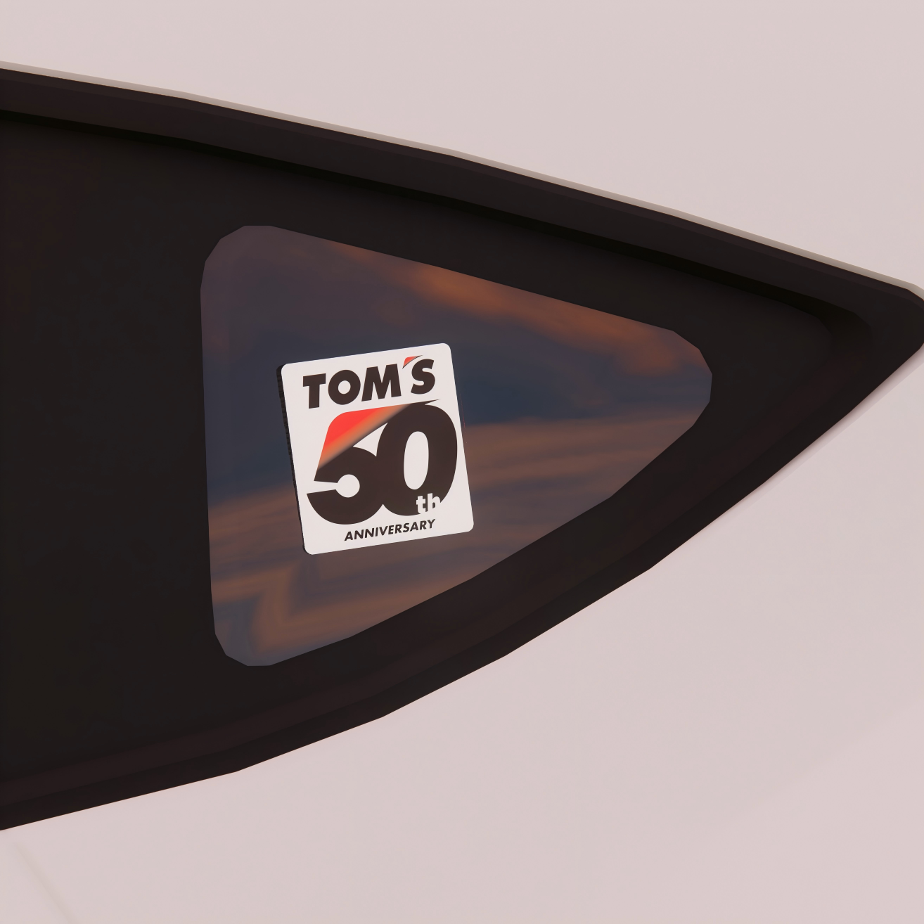 适用于TOM'S 50周年丰田JDM车身反光贴纸