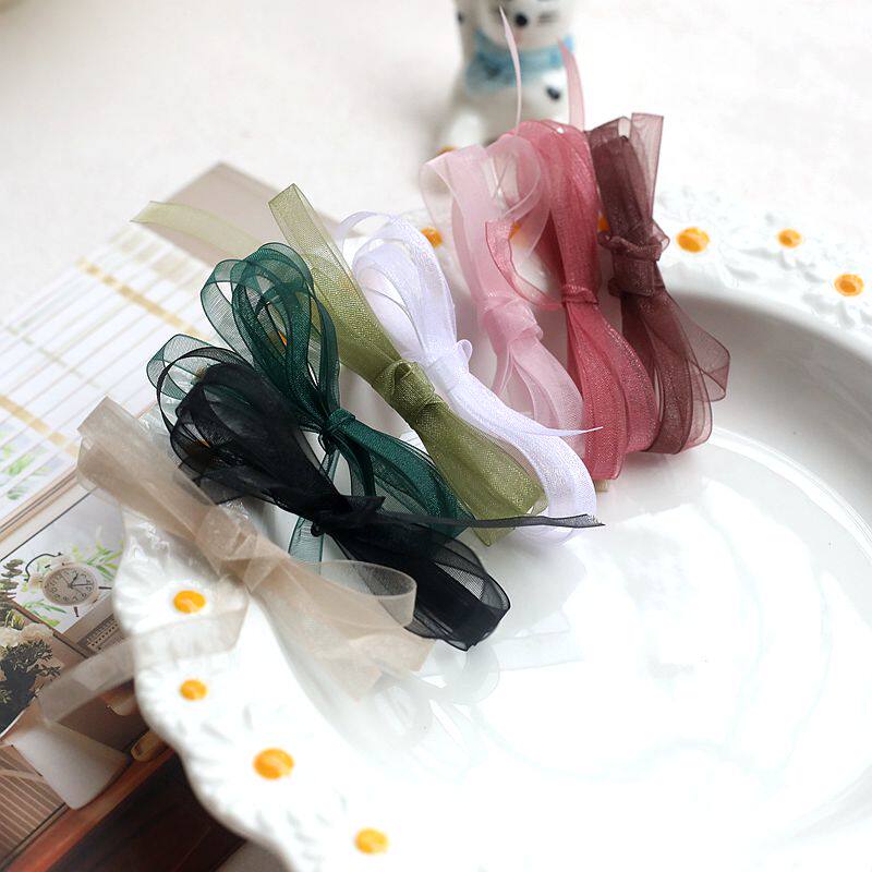 精致迷你多色雪纱透丝带 DIY娃衣蝴蝶结系儿童头饰服装辅料花边,居家布艺,花边,淘宝优惠券,粉丝福利购,淘宝优惠卷