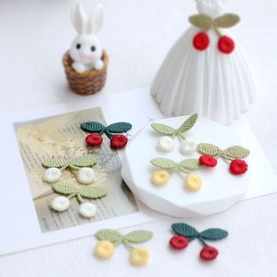 花边辅料棉线手工diy蕾丝樱桃装 饰窗帘旗袍设计复古文艺小清新