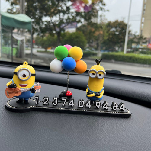 正版小黄人卡通可爱好看PVC