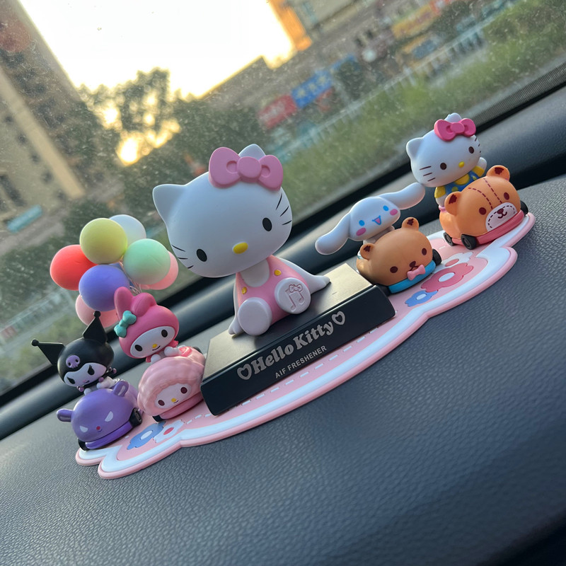 治愈装饰品车内凯蒂猫解压可爱KT