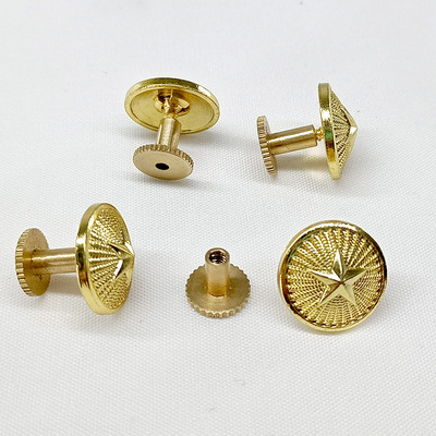 常服扣子金银色肩扣学员纽扣