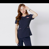 美容师皮肤管理工作服女养生馆韩式 夏季 纹绣医美高端定制套装 时尚