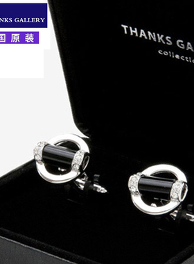 THANKS进口男士袖扣金色时尚轻奢定制袖钉法式衬衫高级西装袖口扣