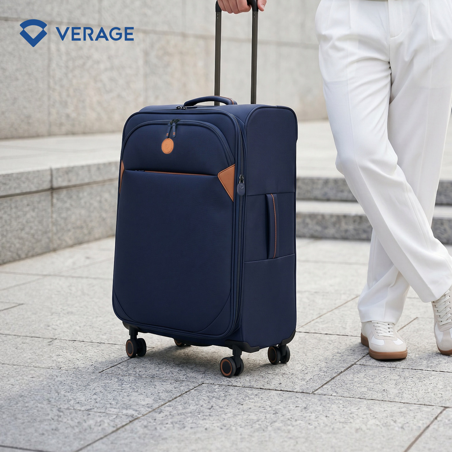 VERAGE/维丽杰剑桥超轻牛津帆布拉杆行李登机旅行箱子密码大容量