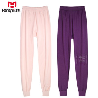 红妮内衣秋裤纯棉中老年妈妈女士