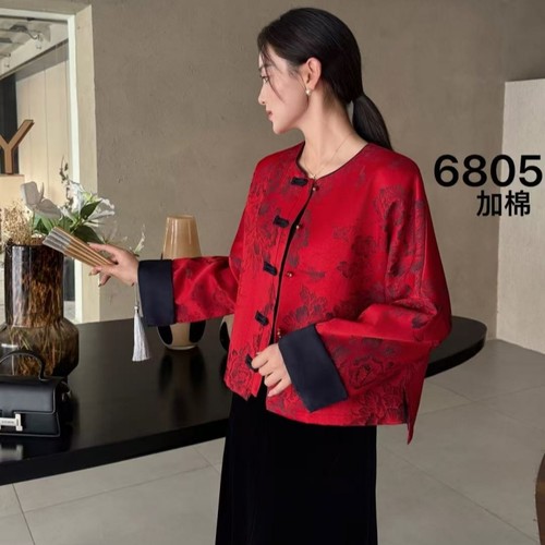 时尚国风棉衣中式上衣