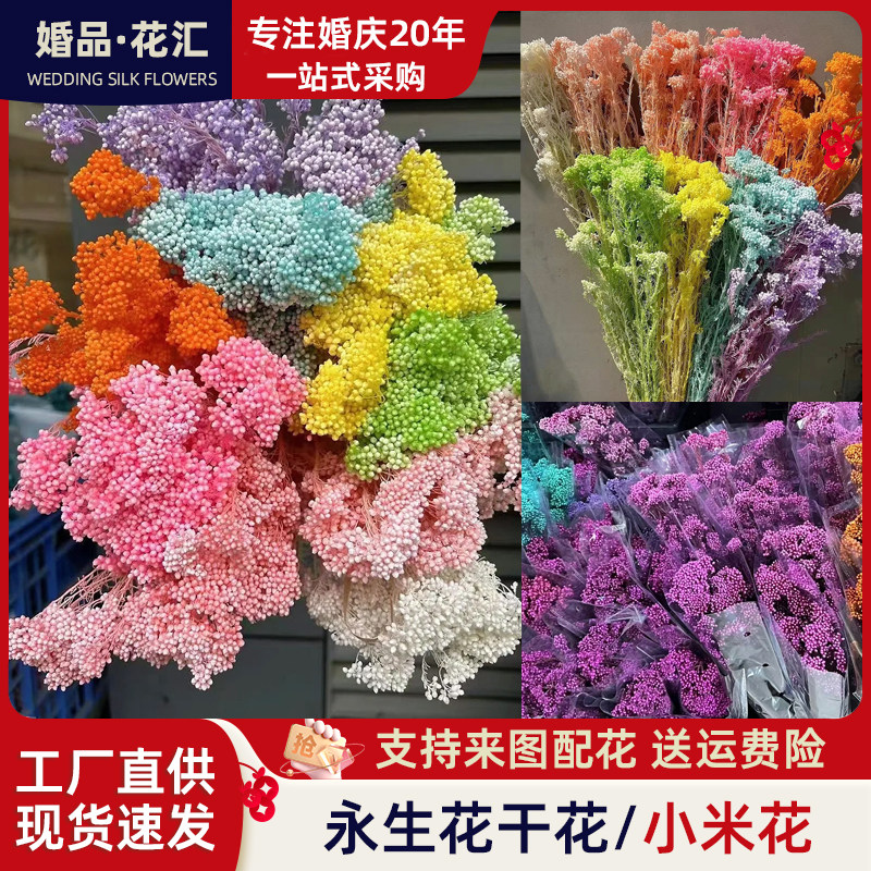 永生花保鲜花爆款小米花婚庆香薰浮游花拍摄道具diy辅材花材