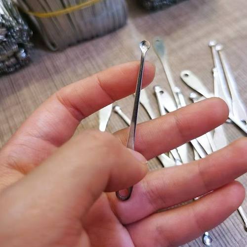 老式挖耳勺不锈钢耳勺洁耳器发光家用成人儿童掏耳勺薄边圆头包邮