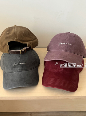版型hin好~推荐！皮扣新款大头围棒球帽女加大深顶男显脸小鸭舌帽