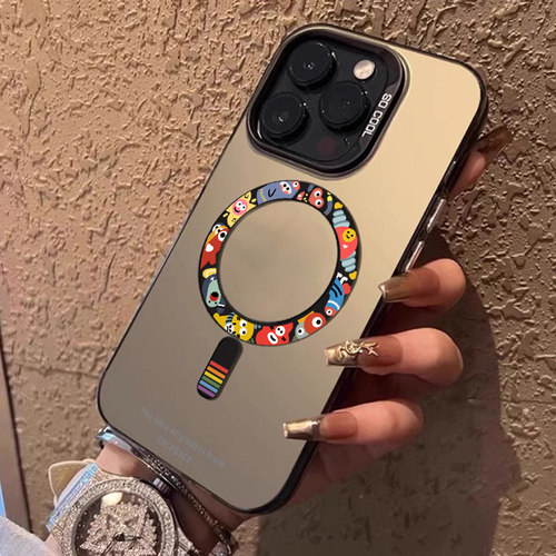 大雄适用苹果16promax手机壳2024新款iPhone15小怪兽14plus可爱13防摔彩绘软12超火高级感男女套11pm