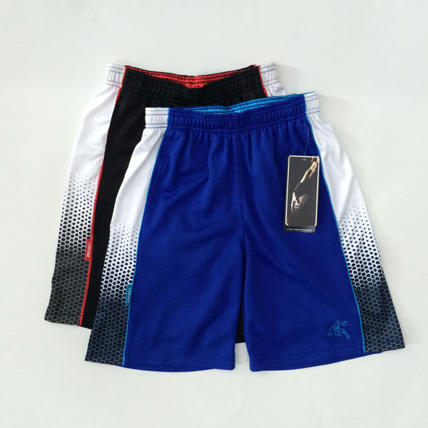 美国潮牌运动休闲男童短裤篮球短轻薄透气运动外贸