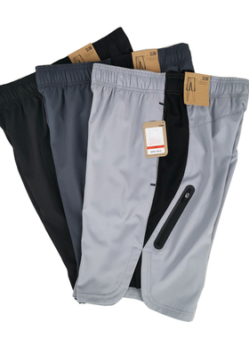 新款运动休闲男士短裤梭织跑步健身短裤外贸