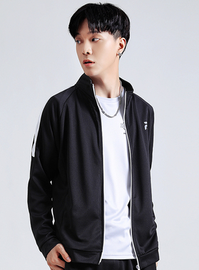 春季新款立领舒适休闲透气简洁帅气吸汗透气运动外套