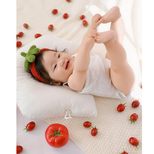 室内外景儿童摄影番茄主题宝宝拍照道具仿真水果西红柿草莓发箍