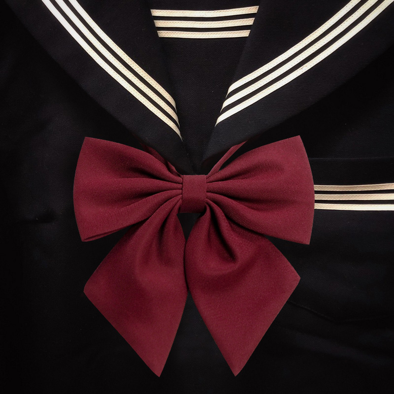 jk羽根领结女学院风日系学生校服衬衫配饰学士服蝴蝶结水手服红色