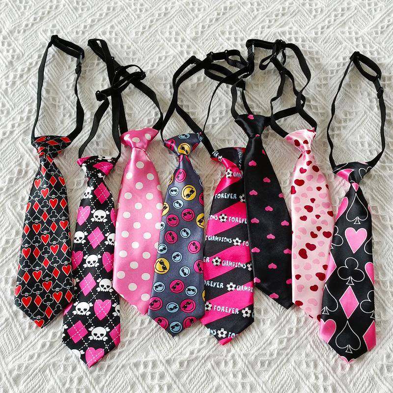 买二送一粉色玫红小领带女免打学生可爱装饰个性印花足球扑克格子,服饰配件/皮带/帽子/围巾,领带,淘宝优惠券,粉丝福利购,淘宝优惠卷