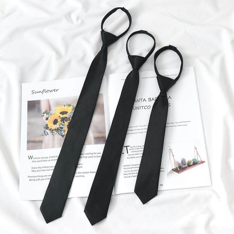 黑色领带jk女款学院风dk男生免打拉链式英伦衬衫正装衬衣休闲配饰,服饰配件/皮带/帽子/围巾,领带,淘宝优惠券,粉丝福利购,淘宝优惠卷