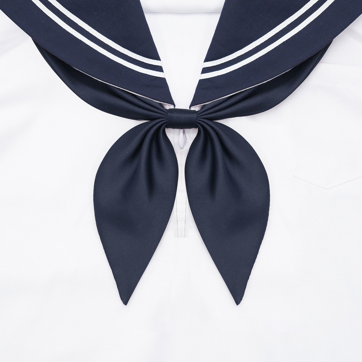 日系纯色金鱼草结免打金鱼结jk三角巾关西襟水手服领结蝴蝶