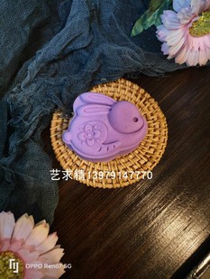 藝求精2023年新款 月餅高端手壓模廣式 月餅模具兔子卡通兒童中式