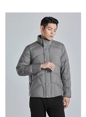 G3DBR0021Y 0022Y利家轻盈拒水鸭绒羽绒服立领冬季轻薄保暖