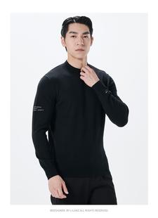 新款 休闲提花半高领冬季 毛衣 男士 B3DMS0011S利家羊毛衫