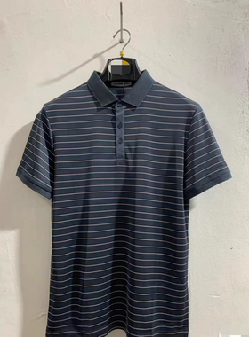 G2XTX1502Y 1501Y利家新款休闲商务男装正品翻领T恤桑蚕丝polo衫