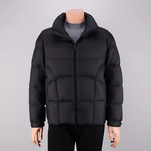23DRF0061A 0062A 0063A利家冬季保暖纯色简约防寒立领时尚羽绒服