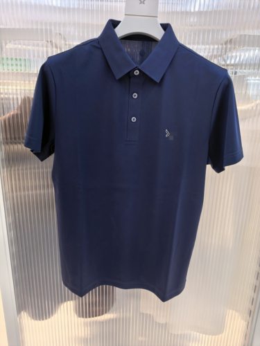 AT2DS3537九家夏款男士翻领桑蚕丝短袖T恤POLO衫