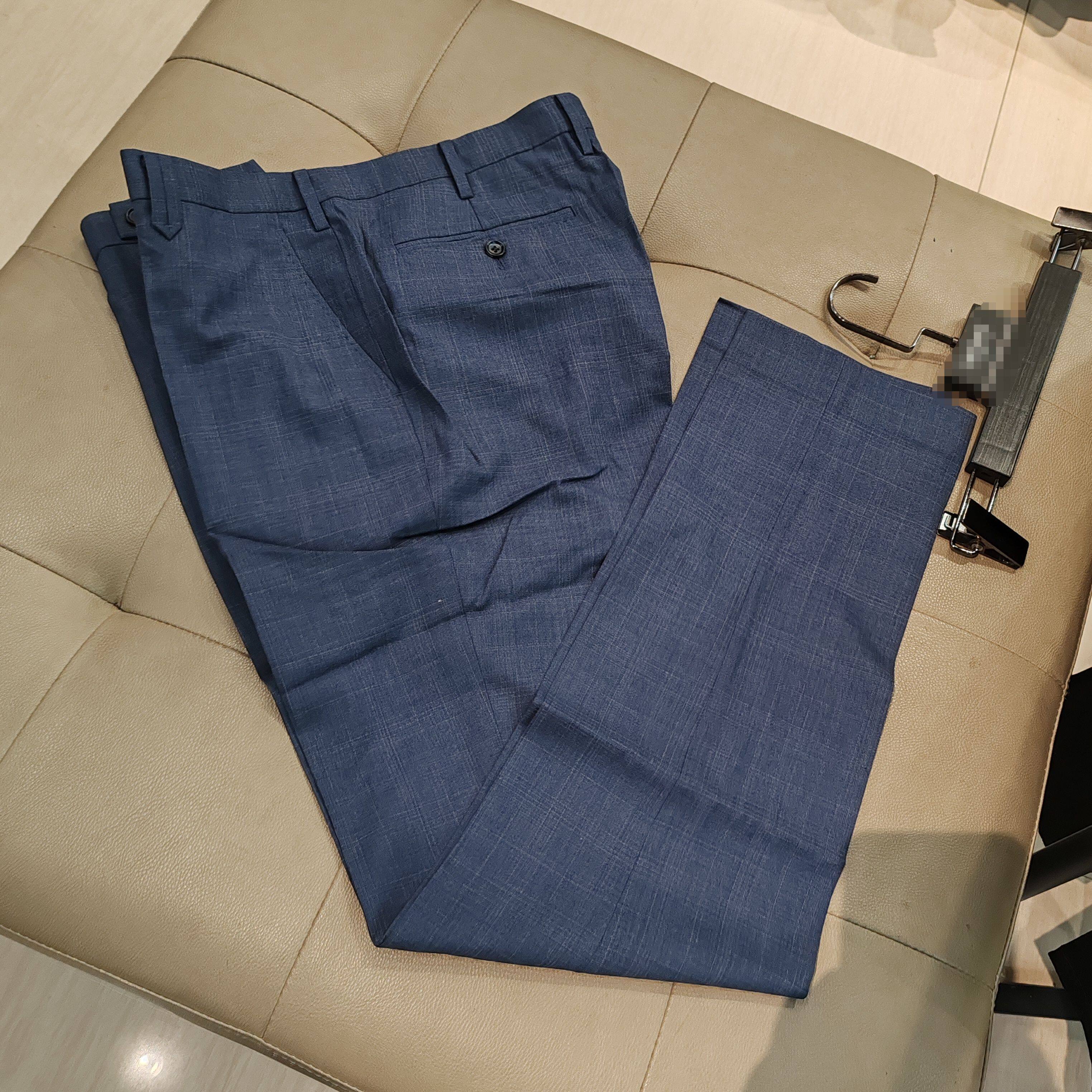 九1ABF213 20812 品牌西裤羊毛料男装春秋季新品商务男直筒休闲裤