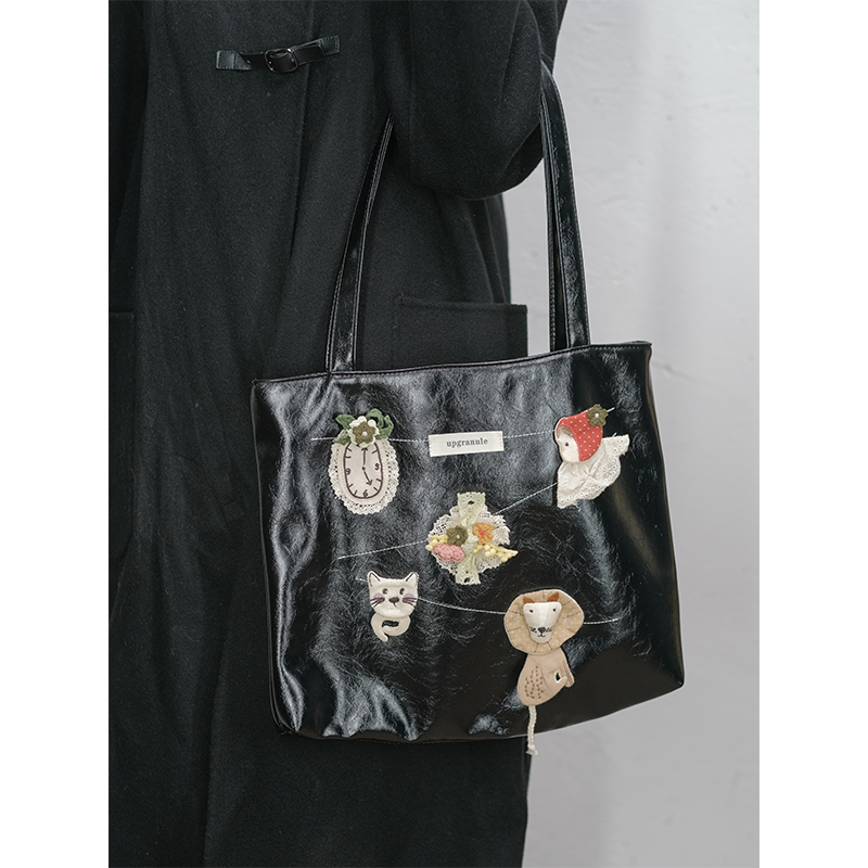 Upgranule 别闷家里横款 小众原创设计师包包艺术家通勤单肩包