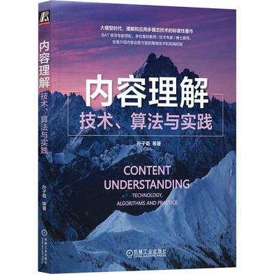 RT正版 内容理解:技术、算法与实践:technology, algorithms and practice9787111735137 孙子荀机械工业出版社工业技术书籍