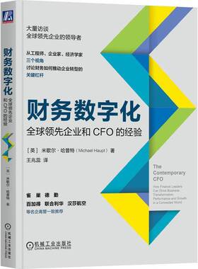 RT正常发货 财务数字化:全球企业和CFO的经验:how finance leaders can dri9787111754824 米歇尔·哈普特机械工业出版社管理书籍