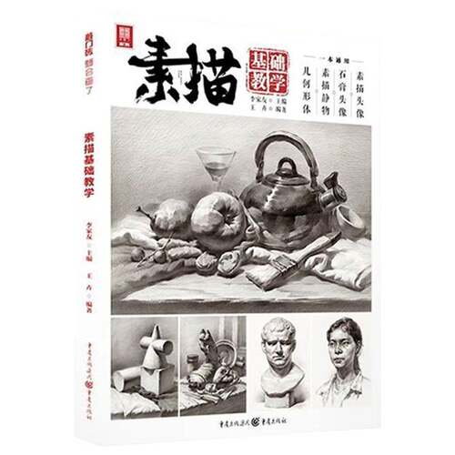 RT现货速发 素描基础教学9787229158019 李家友重庆出版社艺术书籍
