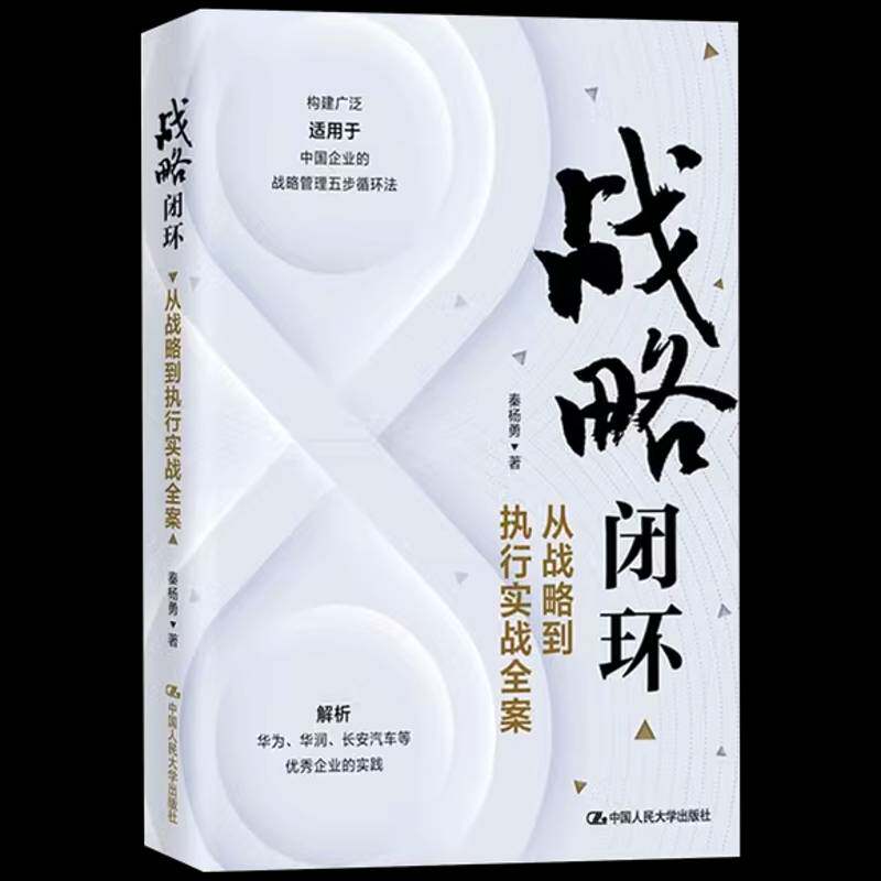 RT正常发货 战略闭环：从战略到执行实战全案9787300332079 秦杨勇中国人民大学出版社管理书籍