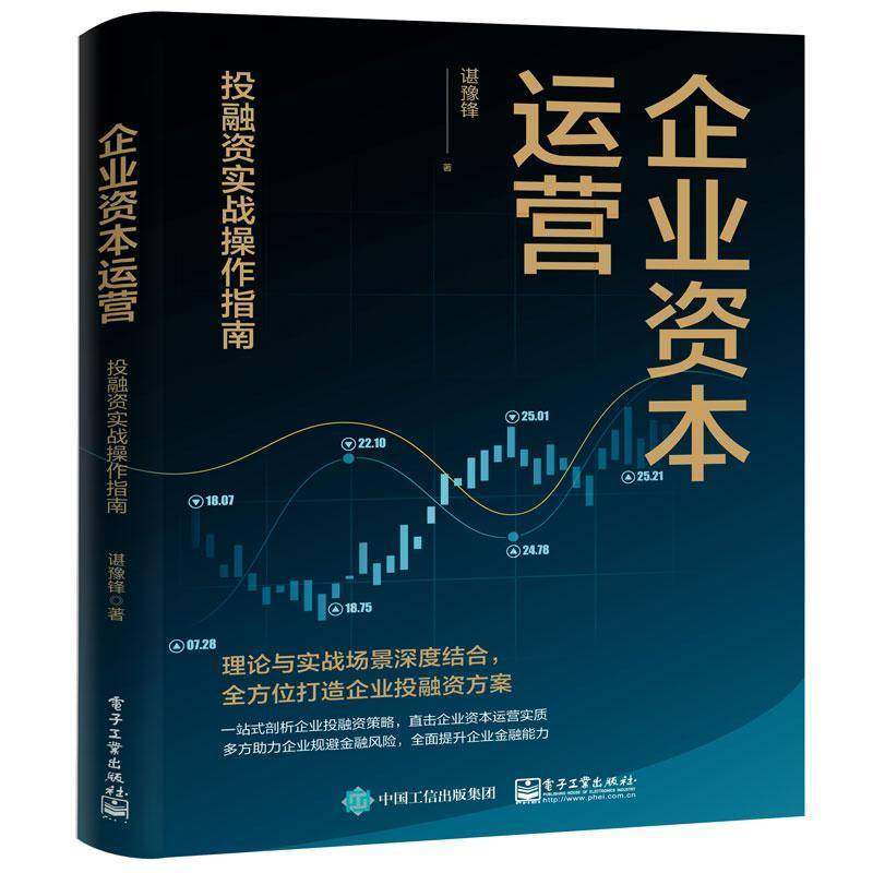 RT正版 企业资本运营:投融资实战操作指南9787121444067 谌豫锋电子工业出版社管理书籍