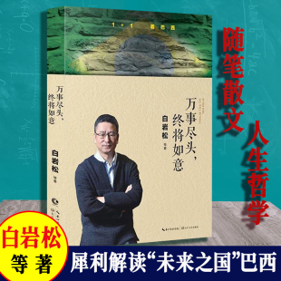 新书励志现当代文学随笔散文人生哲学 继白说你幸福了吗行走在爱与恨之间痛并快乐着作者之后 万事尽头终将如意 白岩松著