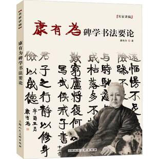 RT正版 康有为碑学书法要论9787558622137 康有为上海人民社艺术书籍