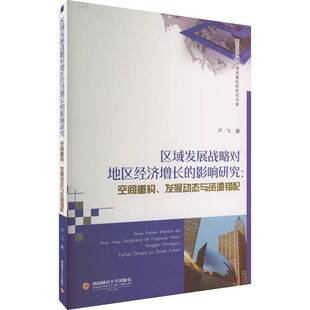 区域发展战略对地区经济增长 卢飞西南财经大学出版 影响研究 发展动态与资源错配9787550455092 社经济书籍 空间重构 RT正版