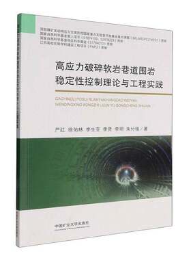 RT现货速发 高应力破碎软岩巷道围岩稳定性控制理论与工程实践9787564666941 严红中国矿业大学出版社工业技术书籍