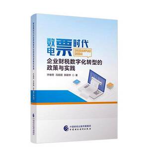 RT正常发货 数电票时代企业财税数字化转型的政策与实践9787522331553 许继哲中国财政经济出版社管理书籍